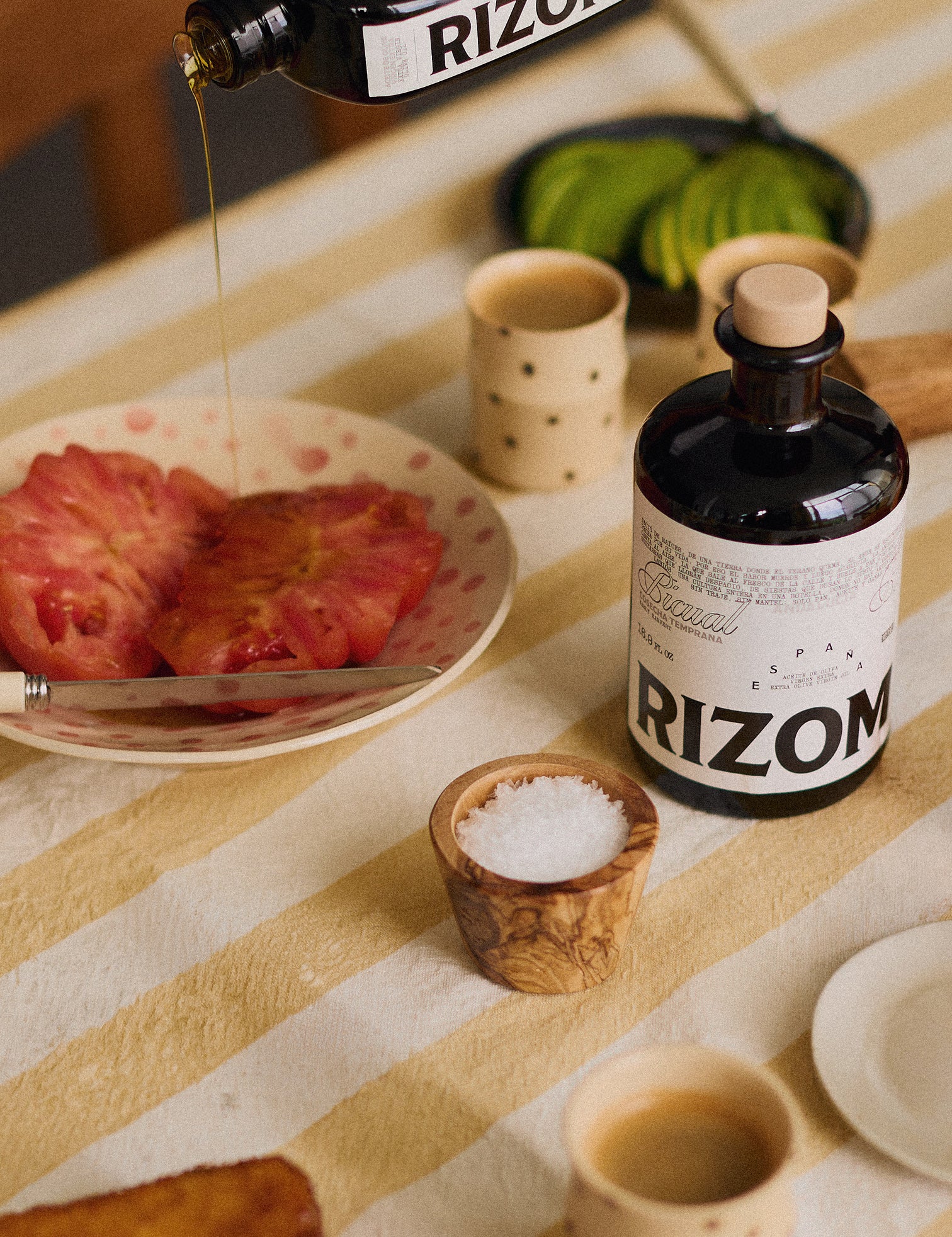 Botellas Rizoma Olive Oil Picual y Royal - primera prensada en frío